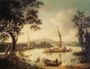John Thomas Serres The Thames at Shillingford,near Oxford Spain oil painting artist